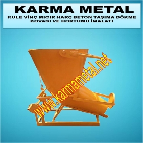 Karma Metal-kule Vinç Beton Kovası İmalatı