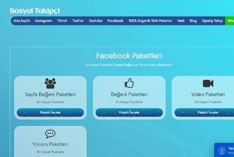 Facebook Paketleri - Uygun Fiyata Sosyal Medya Hizmeti