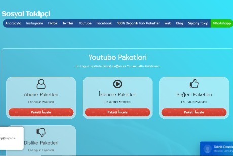 Youtube Paketleri - Uygun Fiyata Sosyal Medya Hizmeti
